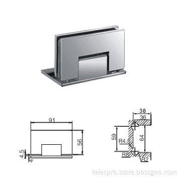 Brass Shower Room Hinge / Shower Room Glass Fixing (C-105)